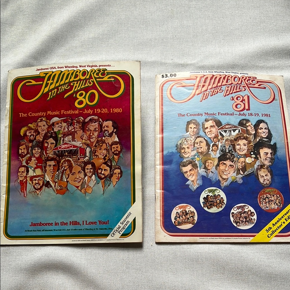 Vintage Jamboree in the Hills '80 and '81 Posters Books